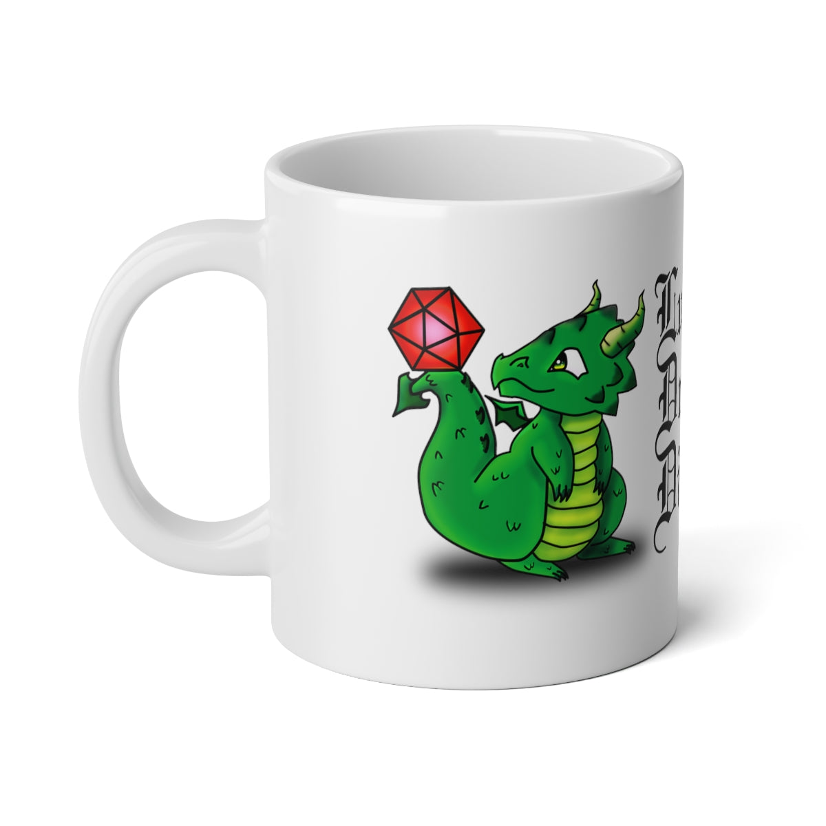 Lucky Dragon Dice - Jumbo Mug, 20oz